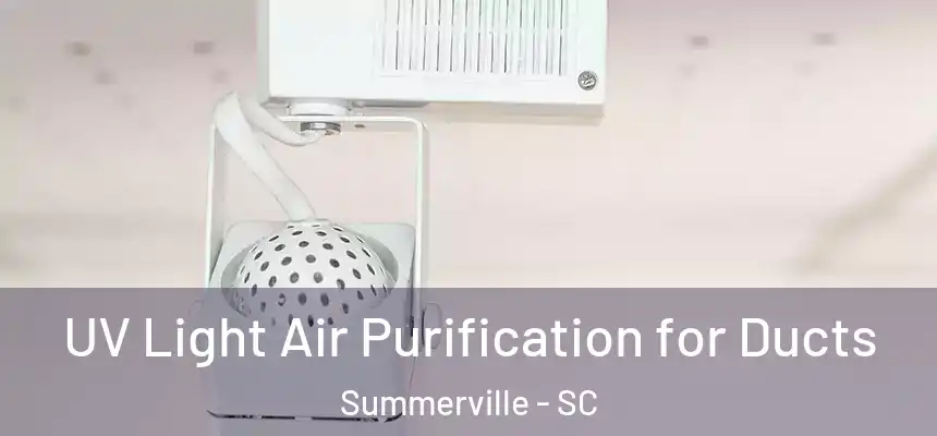  UV Light Air Purification for Ducts Summerville - SC